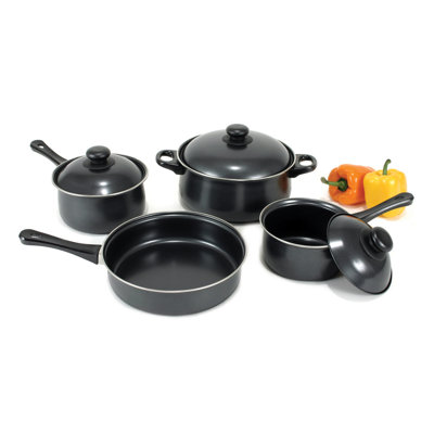 Heuck Carbon Steel 7-Piece Cookware Set