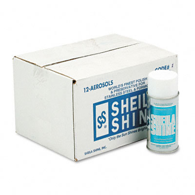 SHELIA SHINE Stainless Steel Cleaner & Polish Aerosol Can, 12/Carton at Sears.com
