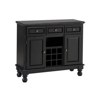 Home Styles Premium Buffet with Black Granite Top in Black at Sears.com