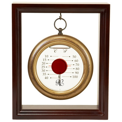 River City Clocks Hanging Galileo Thermometer Inside Cherry Frame at Sears.com