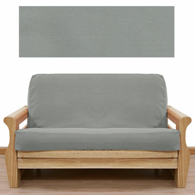 Easy Fit Solid Smoke Futon Cover - Size: Full at Sears.com