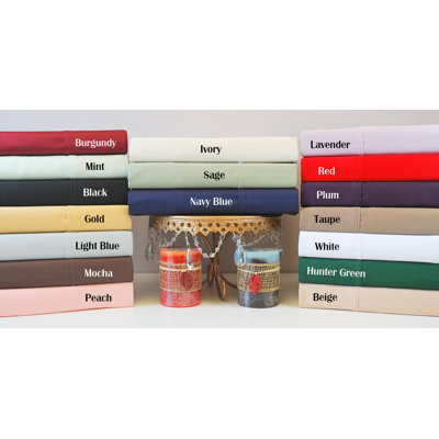 Simple Luxury 300 Thread Count Egyptian Cotton Solid Sheet Set - Size: Twin XL, Color: Hunter Green at Sears.com