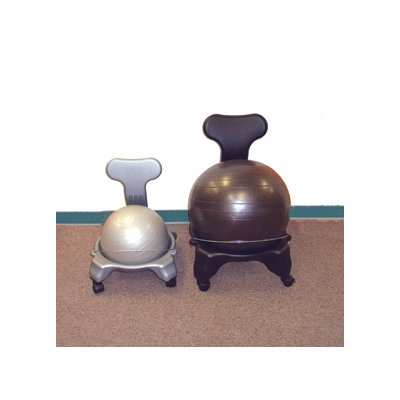 Cando Plastic Mobile Ball Chair with Back - Size: Adult at Sears.com