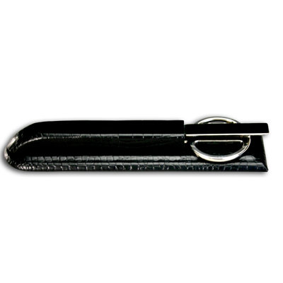 Dacasso 2000 Series Crocodile Embossed Leather Library Set in Black at Sears.com
