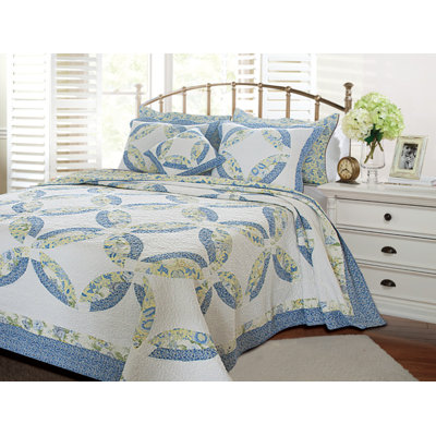 Greenland Home Fashions Francesca Quilt Set - Size: King at Sears.com