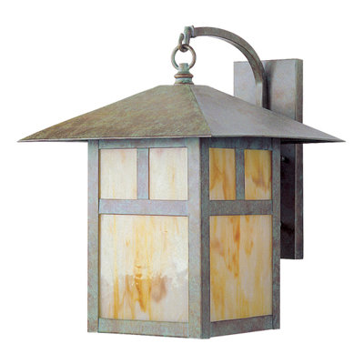 Livex Lighting Montclair Mission  Outdoor Wall Lantern in Verde Patina - Size: 17" H x 13" W x 15.5" D at Sears.com