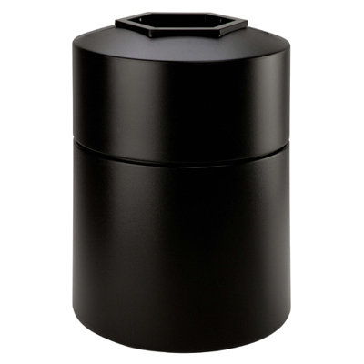 Commercial Zone 45 Gallon Round Waste Container in Black at Sears.com