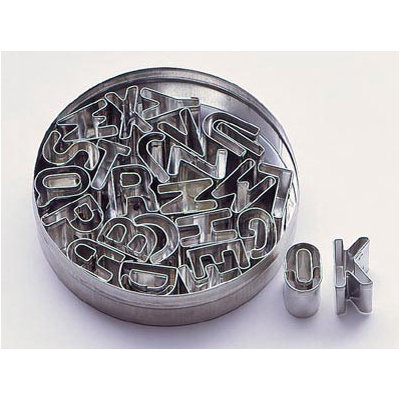 Paderno World Cuisine Alphabet Dough Cutter in Tin at Sears.com