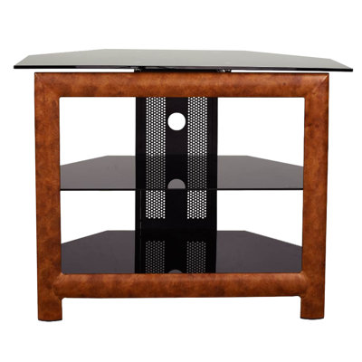 Corner Stand Wood on Hazelwood Home 32 Corner Tv Stand In Wood Tone At Sears Com