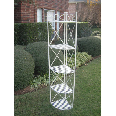 International Caravan Iron Five Tier Corner Shelf at Sears.com