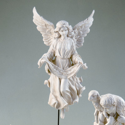 30" Gloria Angel Figurine On Stand