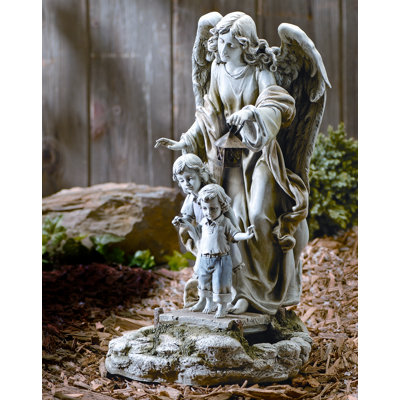 Roman 20" Solar Power Guardian Angel Figurine at Sears.com