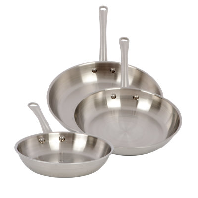 American Kitchen Tri-Ply Stainless Steel Cookware 12" Frying Pan at Sears.com