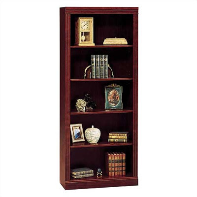 Bush Saratoga 72" H Five Shelf Bookcase in Cherry at Sears.com