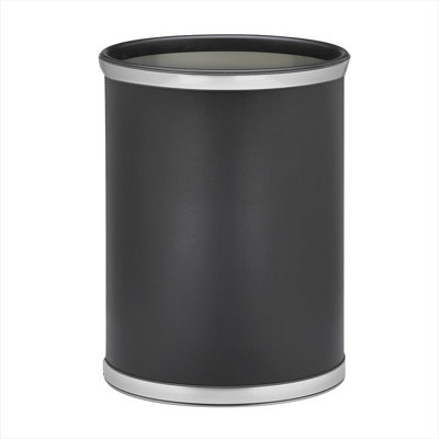 Sophisticates Waste Basket in Black
