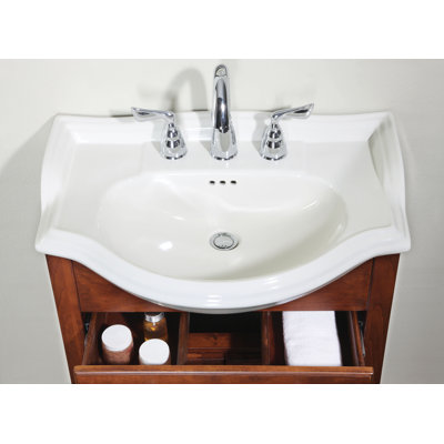 Empire Industries Bathroom Vanity Top - Size/Finish/Configuration: 22"/Capri Biscuit/8" hole at Sears.com