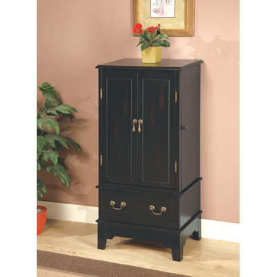 Wildon Home Wapato 38" Jewelry Armoire in Black at Sears.com