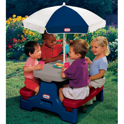 Little Tikes Endless Adventures Easy Store Jr. Picnic Table with Umbrella at Sears.com
