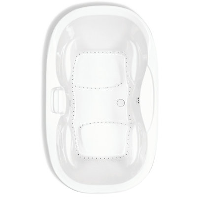 Aquatic Serenity 2 70" Oval Air Bath Tub - Finish: White at Sears.com
