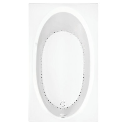 Aquatic Symphony 6 60" Rectangle Air Bath Tub in White at Sears.com