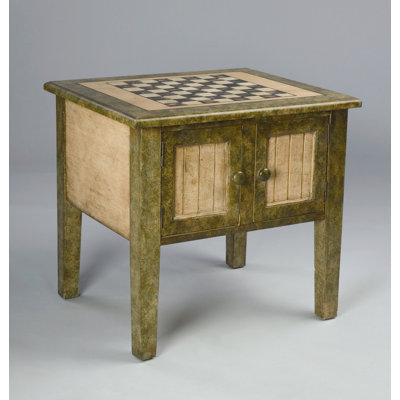 AA Importing Chess Table in Light Green/Antique Ivory at Sears.com