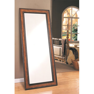 Wildon Home Sedro Leaning Floor Mirror Antique Brown Crackle at Sears.com