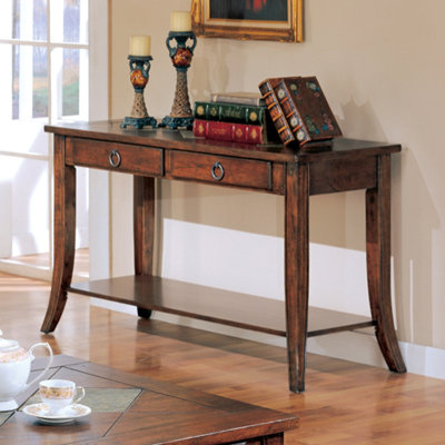 Wildon Home Banning Sofa Table with Storage Drawers and Tapered Legs at Sears.com