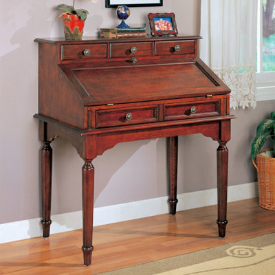 Wildon Home Pacific City Secretary Desk in Brown Cherry at Sears.com