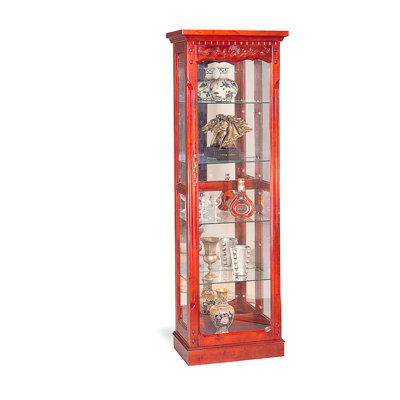 Wildon Home Auburn Curio Cabinet in Cherry at Sears.com