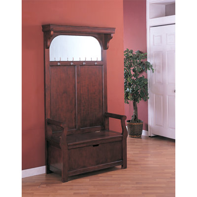Wildon Home Brewester Hall Tree with Storage Bench and Mirror at Sears.com