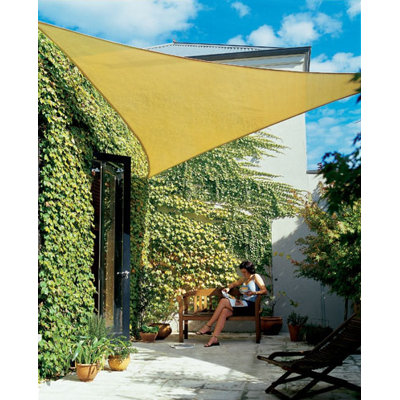 Coolaroo 11'10" Triangle Shade Sail in Desert Sand at Sears.com