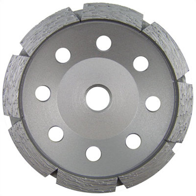 Cutter Diamond 4" - 7" Premium Cup Wheel for Mortar & Concrete - Blade Size: 7" x 5/8"-11 Single Row at Sears.com
