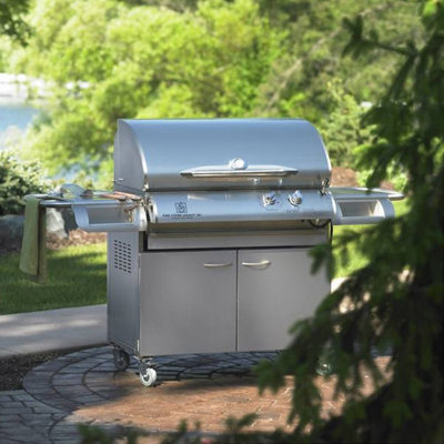 The Outdoor Greatroom Company Legacy 36" Cook Number Gas Grill with Deluxe Cabinet at Sears.com