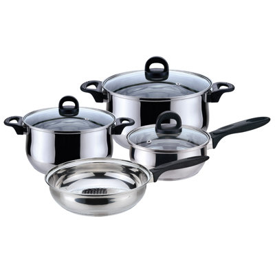 Magefesa Bohemia Stainless Steel 7-Piece Cookware Set