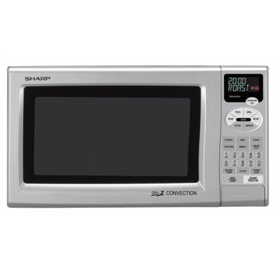 Sharp R820JS Grill 2 Convection Countertop Microwave in Silver at Sears.com