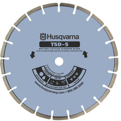 Husqvarna TSD Segmented Rim Economy Diamond Blades - Size: 4-1/2" x 0.08" at Sears.com