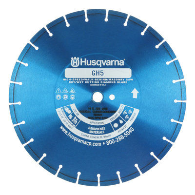 Husqvarna GH5 Super Premium Diamond Blades - Size: 12" x 0.125" at Sears.com