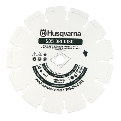 Husqvarna SD5 Super Premium Dri Disc Diamond Blades - Size: 4" x 0.08" at Sears.com