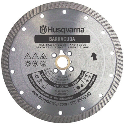 Husqvarna Barracuda Super Premium Turbo Style Diamond Blades - Size: 4-1/2" x 0.085" at Sears.com