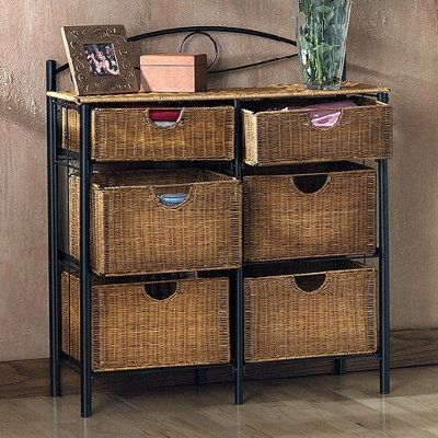 Wildon Home Royston 6-Drawer Wicker Storage Chest at Sears.com