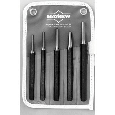 Mayhew Tools 5 Pc. Punch Kits - 4105-k 5pc punch