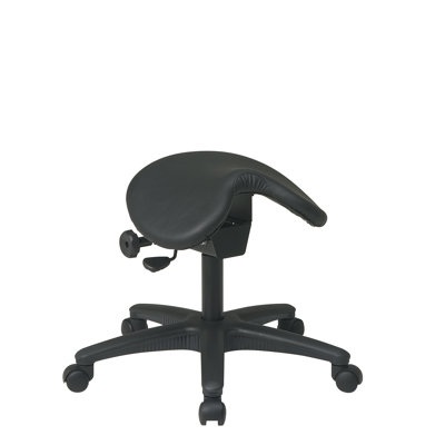 Office Star Backless Stool with Saddle Seat and Seat Angle Adjustment at Sears.com