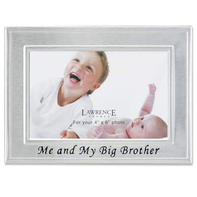 Lawrence Frames "Me and My Big Brother" Picture Frame in Brushed Satin Silver at Sears.com