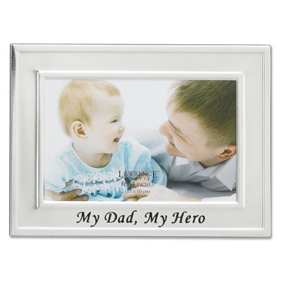 Lawrence Frames "My Dad, My Hero" Picture Frame in Brushed Silver at Sears.com