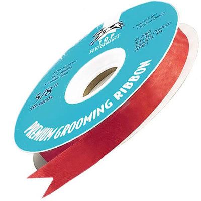 0.56 100 Yards Satin Pet Ribbon - Color: Navy