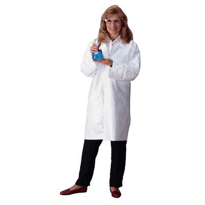 Dupont Tyvek Lab Coats - tyvek lab coat snap front 2 pockets at Sears.com