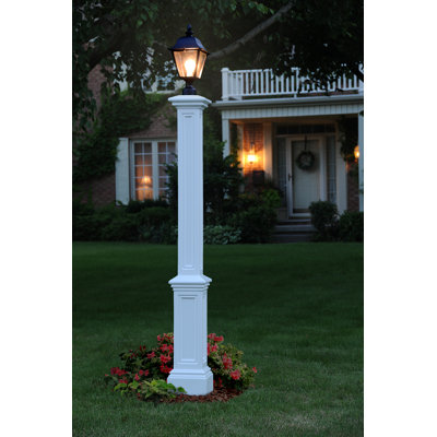 Mayne Inc. Signature Lamp Post with Mount - Color: White at Sears.com