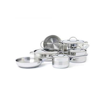 Cuisinox Gourmet 3-Ply Stainless Steel 10-Piece Cookware Set at Sears.com