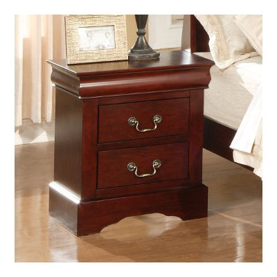 Alpine Furniture Louis Philippe 2 Drawer Nightstand at Sears.com