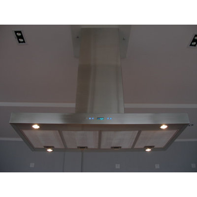 Cavaliere Stainless Steel 36" x 24" Island Mount Range Hood with 900 CFM at Sears.com